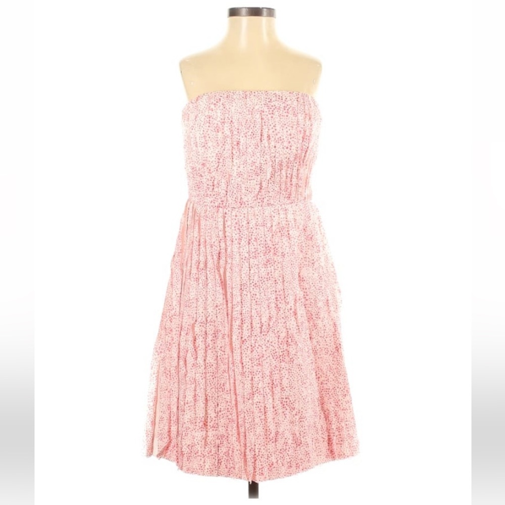 Spring strapless Ann Taylor dress 🌸
